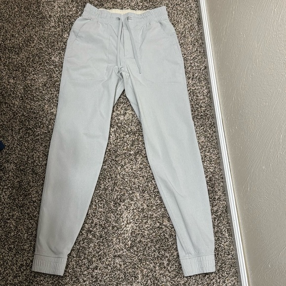 Lululemon Light Grey ABC Jogger Cuffed Sweatpants Small - Picture 1 of 6